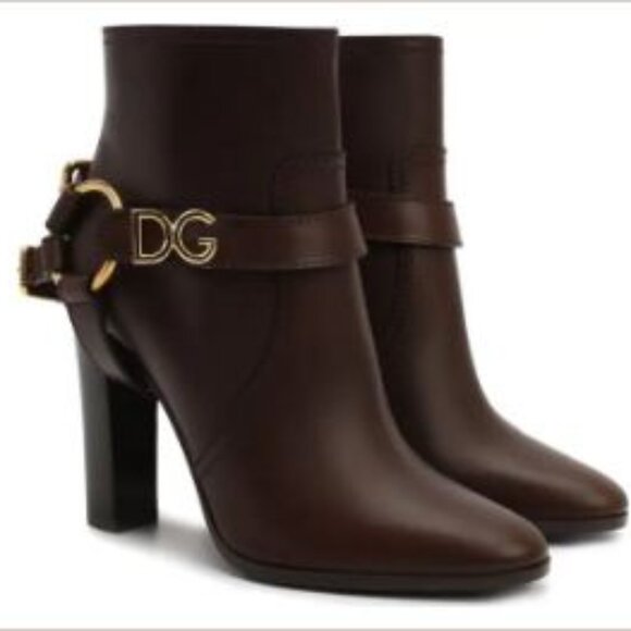 Shoes - DG LEATHER ANKLE BOOTS